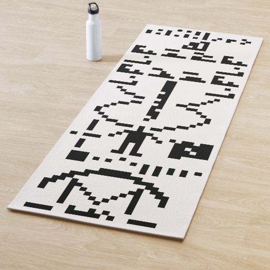 Arecibo Binary Message 1974 Yogamatte (Beispiel)