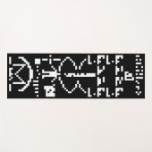 Arecibo Binary Message 1974 Yogamatte (Vorderseite (Horizontal))