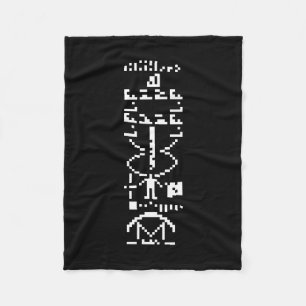 Arecibo-Botschaft 1974 Fleecedecke