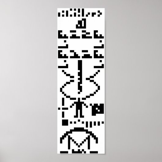 Arecibo_Message Poster (Vorne)