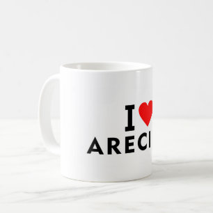 Arecibo Puerto Rico Liebesstadt Herz wie Reisen Kaffeetasse