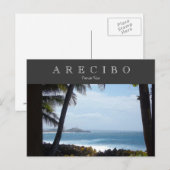 Arecibo, Puerto Rico Postkarte (Vorne/Hinten)
