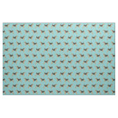 Aredale Tänzer Hund hellblau Stoff (Fat Quarter (45,7 x 55,9 cm))