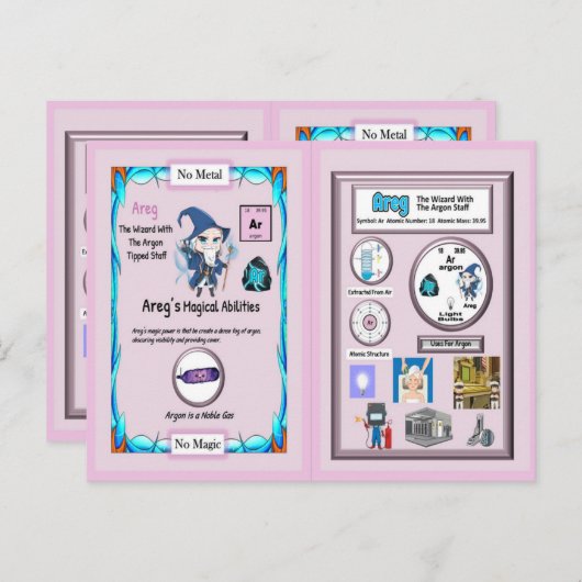 Areg - Assistent Argon Postkarte (Vorne/Hinten)