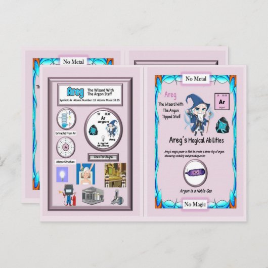 Areg - Assistent Argon Postkarte (Vorne/Hinten)