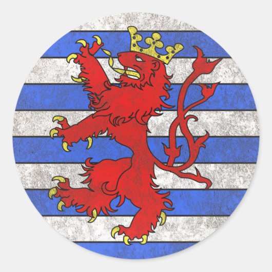 Arelerland Runder Aufkleber (Vorderseite)