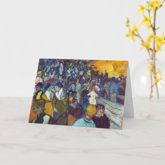 Arena in Arles | Van Gogh | Karte (Gelbe Blume)