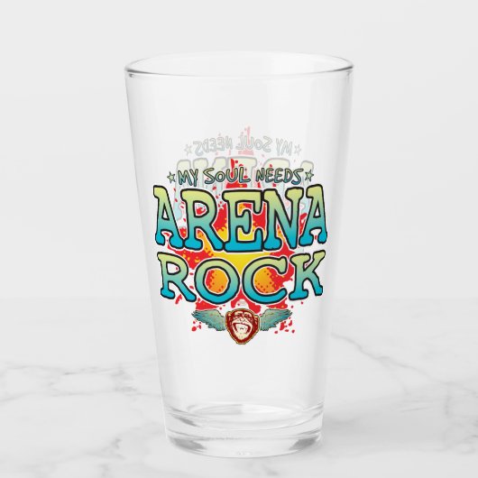 Arena Rock Soul Glass Tumbler (Vorderseite)
