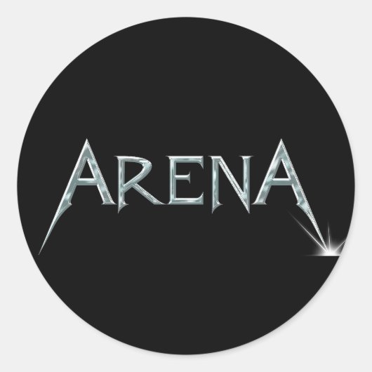 Arena Round Sticker (Vorderseite)