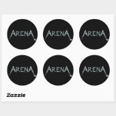 Arena Round Sticker (Blatt)