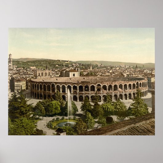 Arena, Verona, Italien Poster (Vorne)