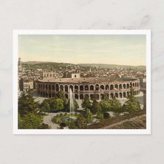 Arena, Verona, Italien Postkarte (Vorderseite)