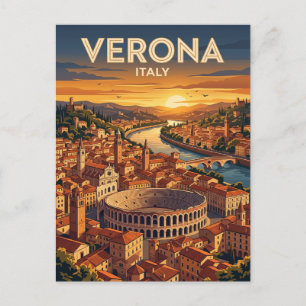 Arena von Verona Italien Postkarte