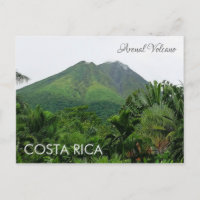 Arenal Volcano, Costa Rica Postcard