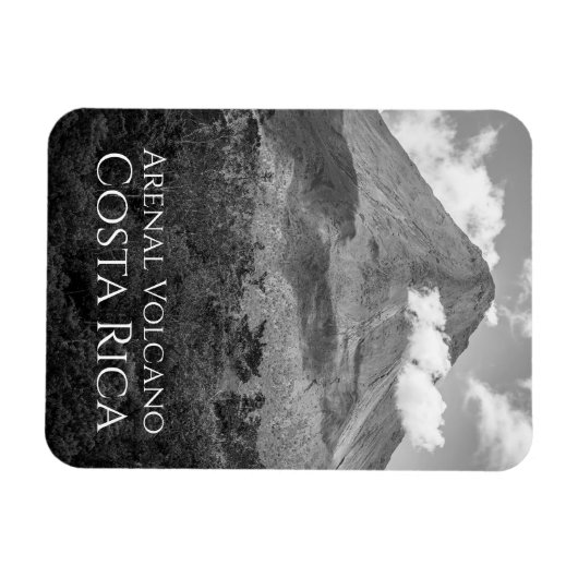 ARENAL VOLCANO Costa Rica Sehenswürdigkeit Postkar Magnet (Horizontal)