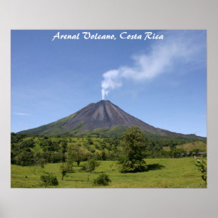 Arenal Vulkan Costa Rica Poster