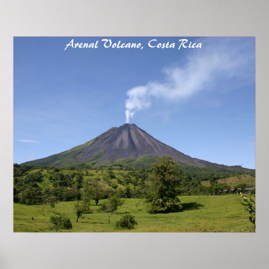 Arenal Vulkan Costa Rica Poster (Vorne)