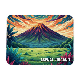 Arenal Vulkan Costa Rica Reise Magnet