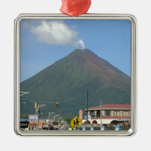 ARENAL-VULKAN, Costa Rica Silbernes Ornament