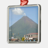 ARENAL-VULKAN, Costa Rica Silbernes Ornament (Links)