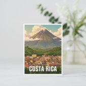 Arenal Vulkan La Fortuna Costra Rica Postkarte (Stehend Vorderseite)