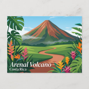Arenal-Vulkan-Nationalpark Costa Rica Postkarte