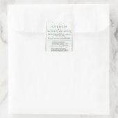 Areopagitica' eine Rede von John Milton Quadratischer Aufkleber (Tasche)