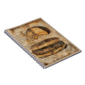 Arepa Bread Ephemera Collage Art Notizblock (Rechte Seite)