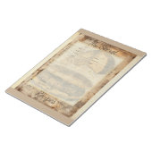 Arepa Bread Ephemera Collage Art Notizblock (angewinkelt)