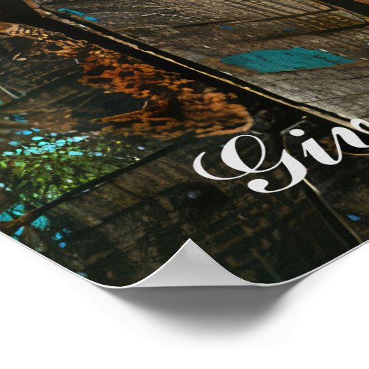 Arepa Brot mit Personalisierten Gebetswörtern Poster (Ecke)