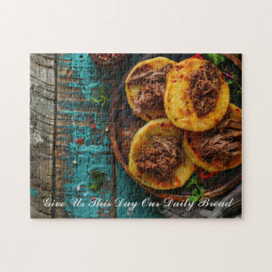 Arepa Brot mit Personalisierten Gebetswörtern Puzzle