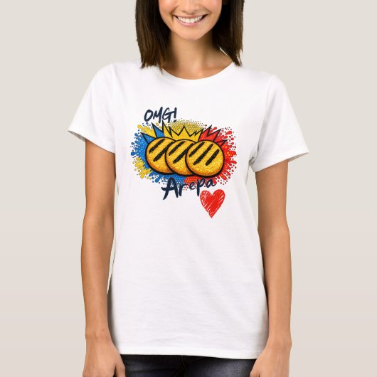 Arepa Lovers OMG VE T-Shirt (Vorderseite)