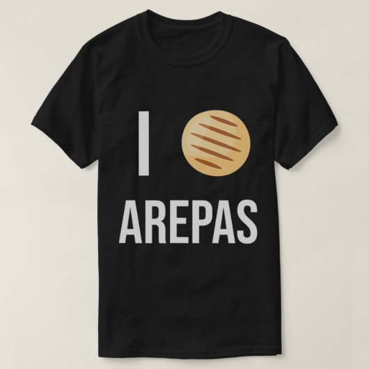 Arepas Zitat Funny kolumbianischen venezolanischen T-Shirt (Design vorne)
