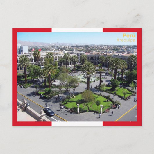 Arequipa - Peru Postkarte (Vorderseite)
