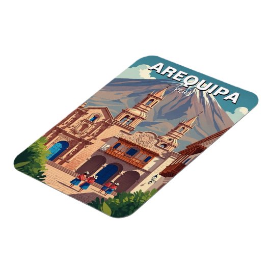 Arequipa Peru Travel Magnet (Linke Seite)
