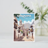 Arequipa Peru Travel Postkarte (Stehend Vorderseite)