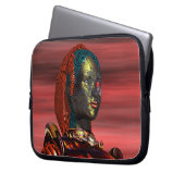 ARES CYBORG, HYPERION WORLD Science Fiction, SCI-F Laptopschutzhülle (Vorderseite Links)