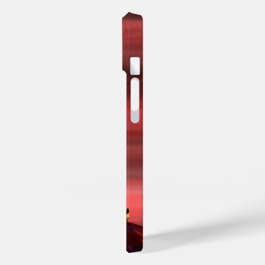 ARES - CYBORG PORTRAIT Red Science Fiction Case-Mate iPhone Hülle (Rückseite / Links)