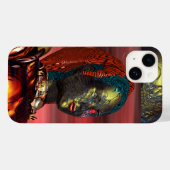 ARES/CYBORGPORTRAIT IN SONNENSET-Science Fiction Case-Mate iPhone Hülle (Rückseite (Horizontal))