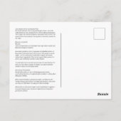 Ares God of War Postcard Postkarte (Rückseite)