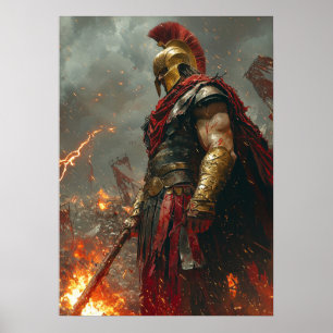 Ares, Gott des Krieges - Bringer von Schlacht und Poster