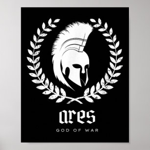 Ares Gott des Krieges griechische Mythologie Fanta Poster