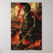 Ares, Gott des Kriegspopsters Poster (Vorne)