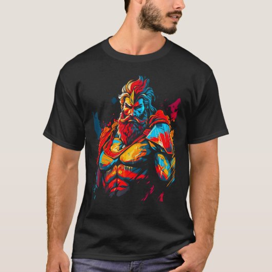 Ares Greek Mythology God T-Shirt (Vorderseite)