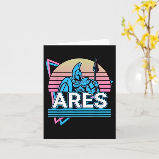 Ares Griechischer Gott Krieg Karte (Gelbe Blume)