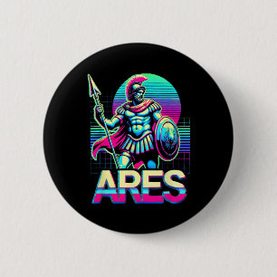 Ares Griechischer Krieg Gott Krieger Mythologie An Button
