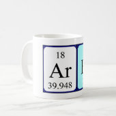 Ares Periodenname Tasse (Vorderseite Links)