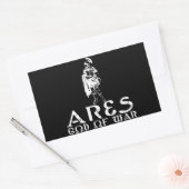Ares Rechteckiger Aufkleber (Umschlag)