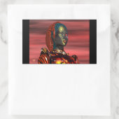 ARES RECHTECKIGER AUFKLEBER (Tasche)