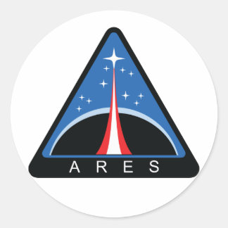 Ares Runder Aufkleber